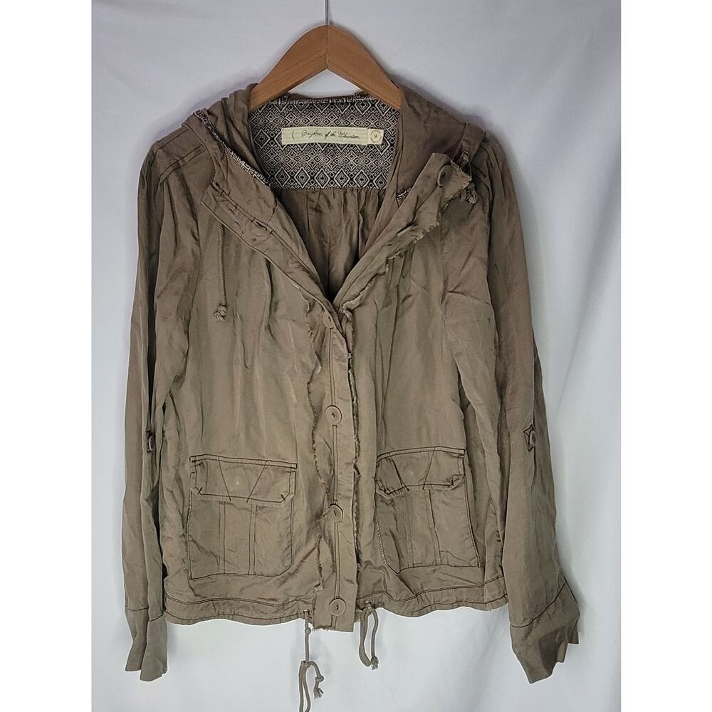 Anthropologie- Daughters of the Liberation- Cargo Jacket- Tan- size Medium